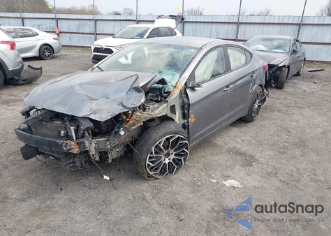 2019 Hyundai Elantra Se from USA, damaged, VIN 5NPD74LFXKH416034